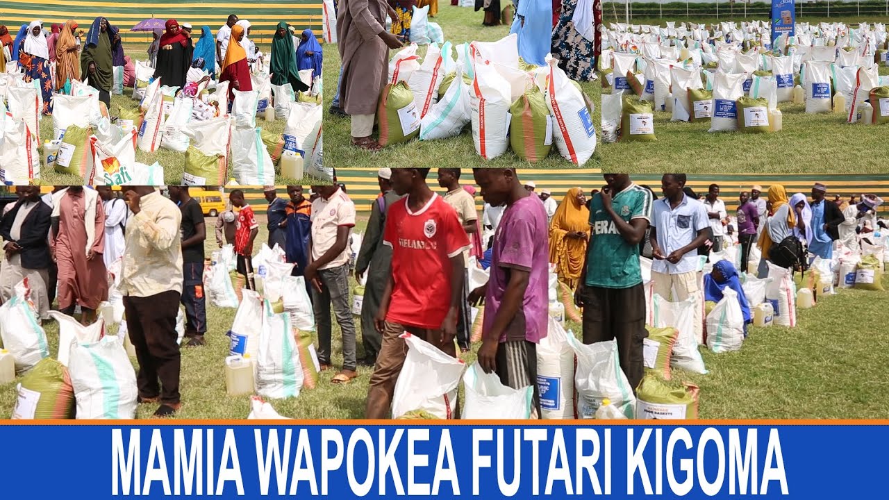 MAMIA MKOANI KIGOMA WAPOKEA FUTARI KUTOKA ISLAMIC RELIEF AND COMMUNITY 