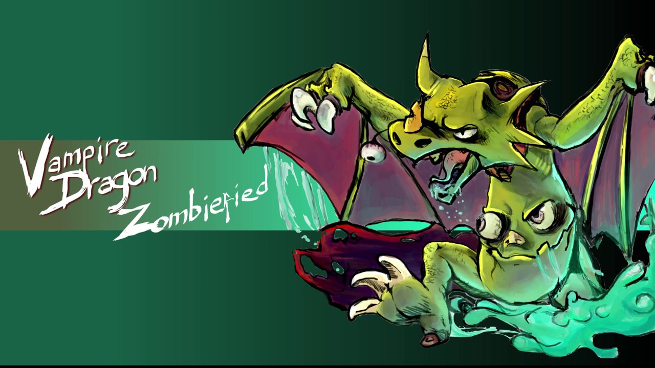 Wonderboy The dragon's trap mashup - Dragon zombie and Vampire dragon theme