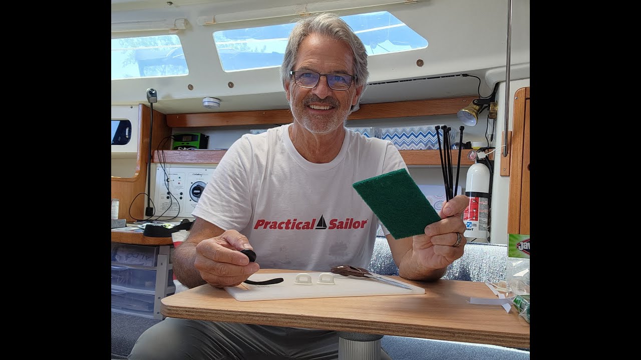 Easy way to clean in mast sail track