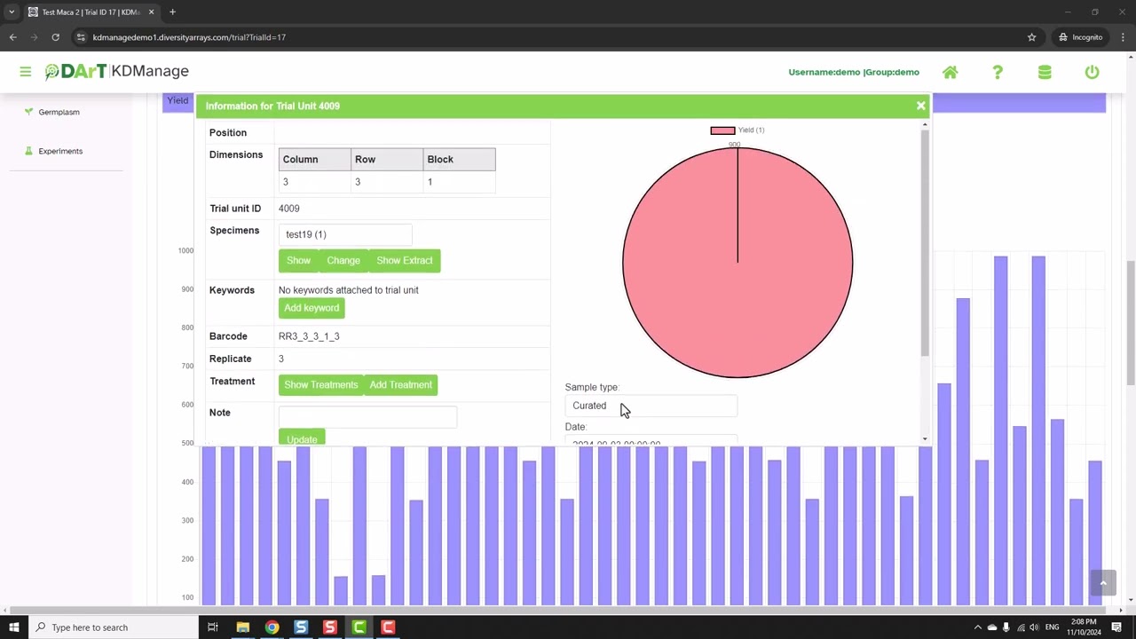 KDManage - Accessing Trial Data