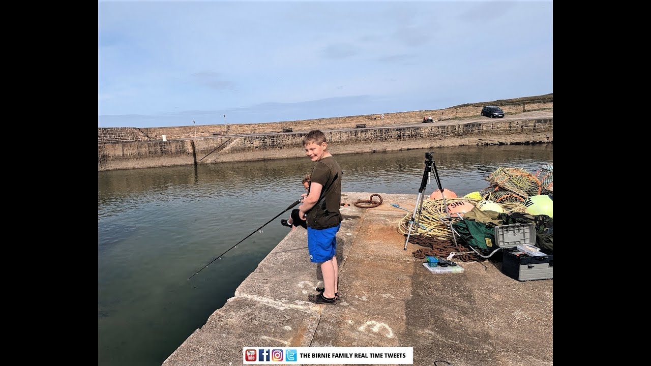 Fishing For FLAT FISH AND CRABS At Hopeman Harbour - BFF Fishing