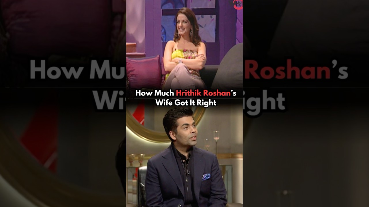 How Much Hrithik Roshan’s Wife Got It Right😍#hrithikroshan #hindi #bollywood