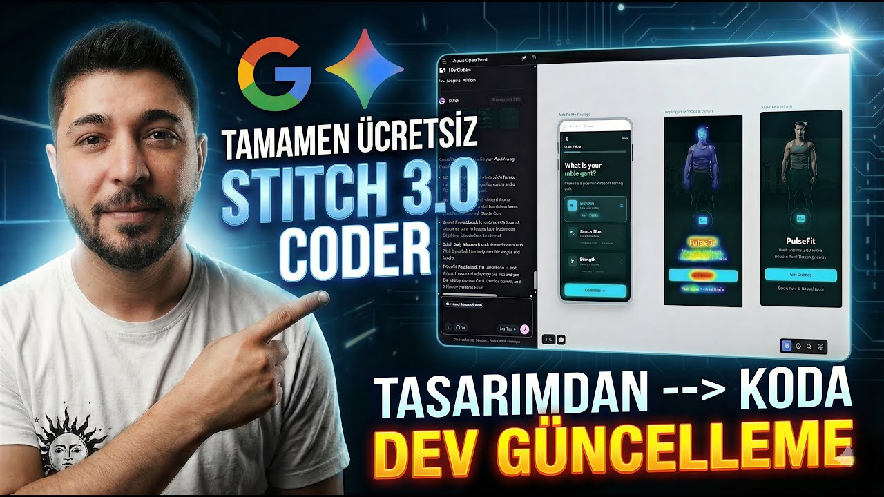 STITCH 3.0 CODER : Tasarımları Mobil ve Web Uygulamasına Dönüştür & DEV GÜNCELLEMELER!