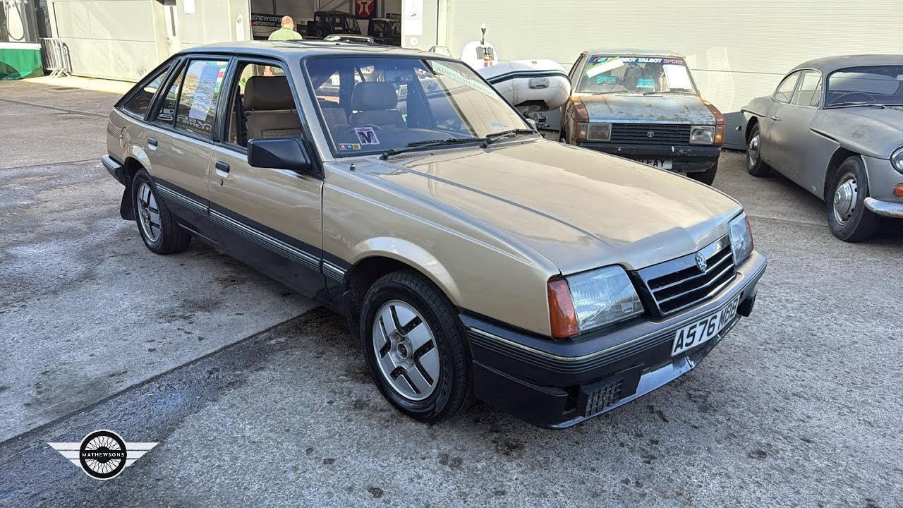 VAUXHALL CAVALIER SR I 1984 | MATHEWSONS CLASSIC CARS | АУКЦИОН: 8, 9 и 10 ОКТЯБРЯ 2025 ГОДА