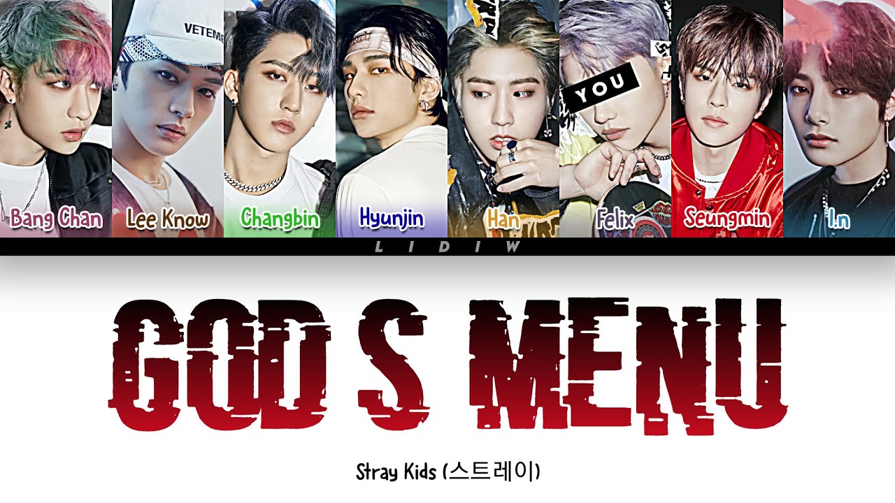 Stray Kids || God's Menu but you are Felix (Color Coded Lyrics Karaoke)