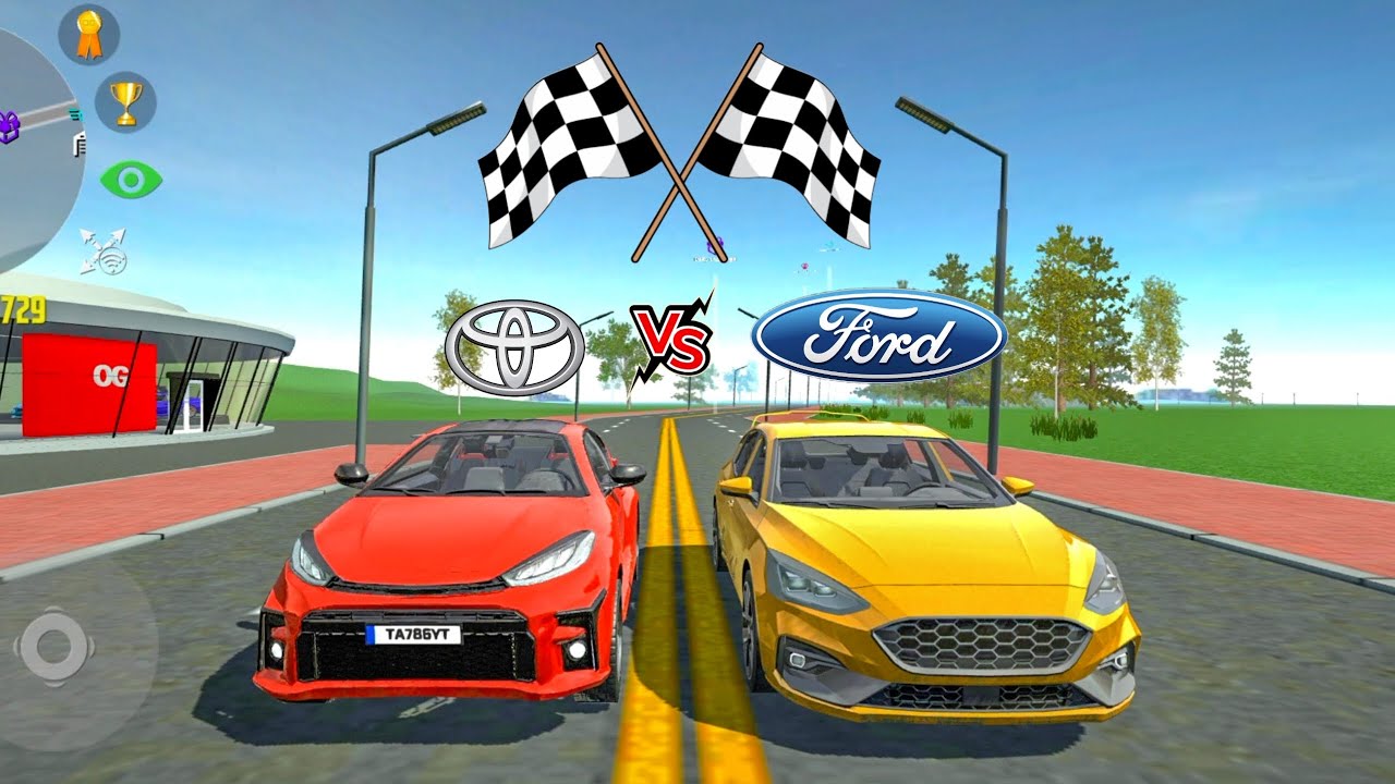 Car Simulator 2 | Toyota VS Ford | GR Yaris VS Focus ST | Race&Top Speed |Car Games Android Gameplay
