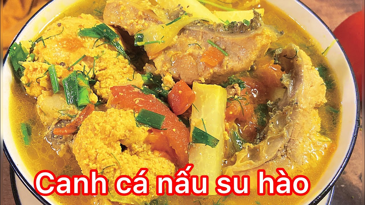 Canh cá nấu su hào món ăn  thơm ngon nhiều dinh dưỡng