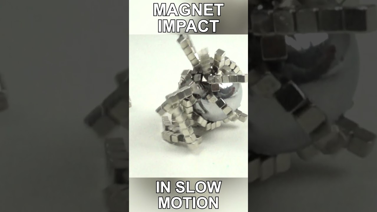Magnet Impact In Slow Motion