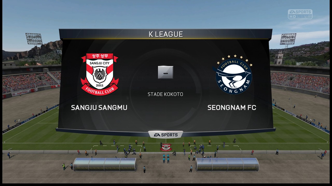 Fifa 15 Чемпионат K-League первый тур Sangju Sangmu - Seongnam FC