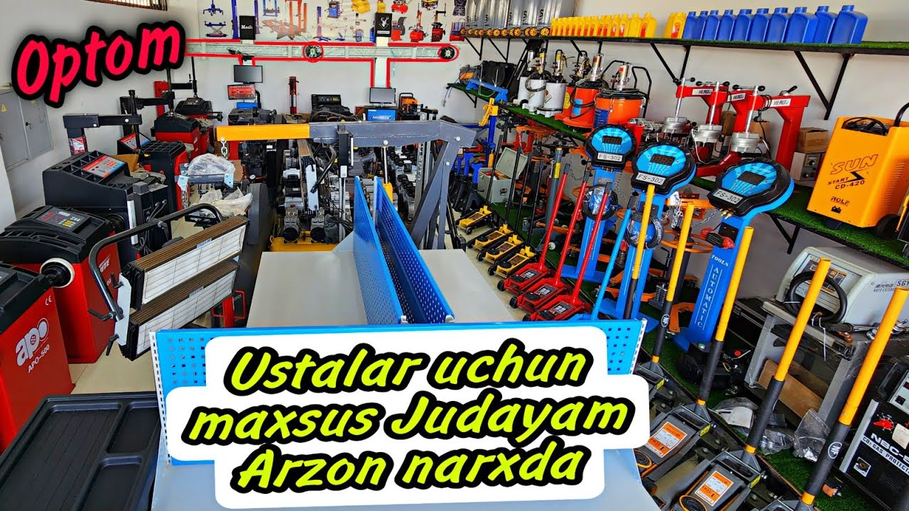 Barcha turdagi Uskunalar bor. Avto uskunalar.