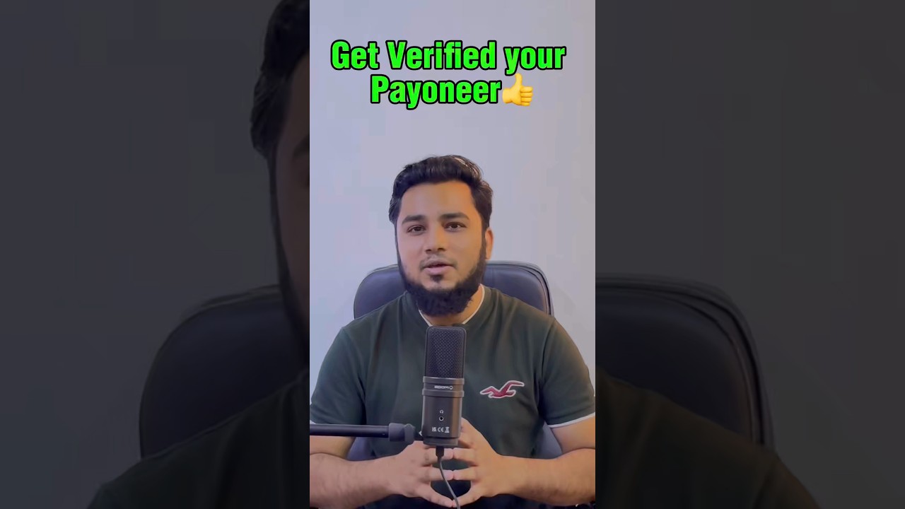 Easily Verify Your Payoneer Account 👍✅