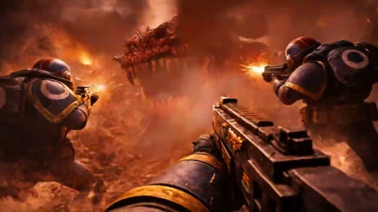🚀 POV: Drop Pod Assault Into Ork World | Warhammer 40K Cinematic #warhammer40k  #dawnofwar #Ork