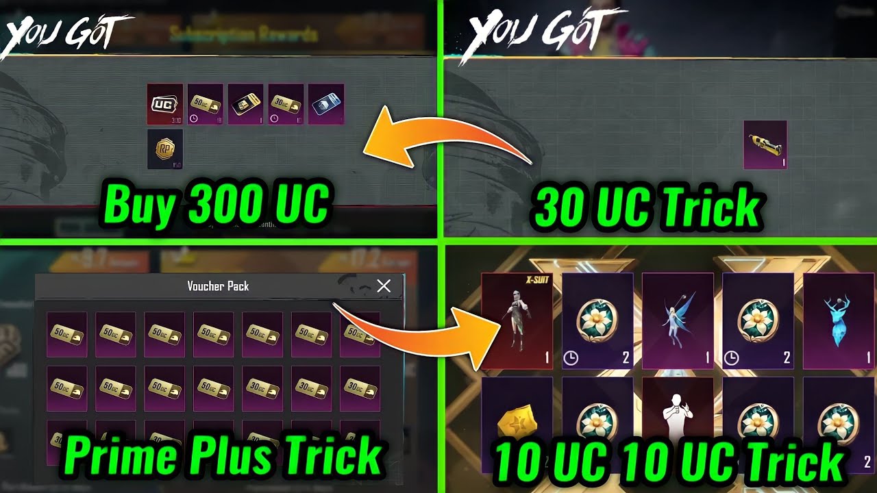 New I'd X-Suit Crate Opening | RS Crate 30 UC Trick | 10 UC 10 UC×18×50 UC Trick | Prajapati Gaming