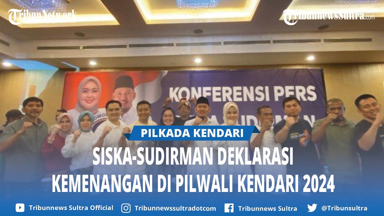 Calon Wali Kota Kendari Siska Sudirman Deklarasi Kemenangan Usai Unggul Quick Count Internal