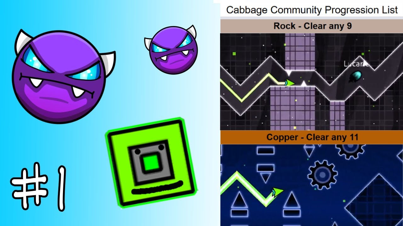 Beating the CCPL Challenge List! (Part 1) // Geometry Dash 2.2