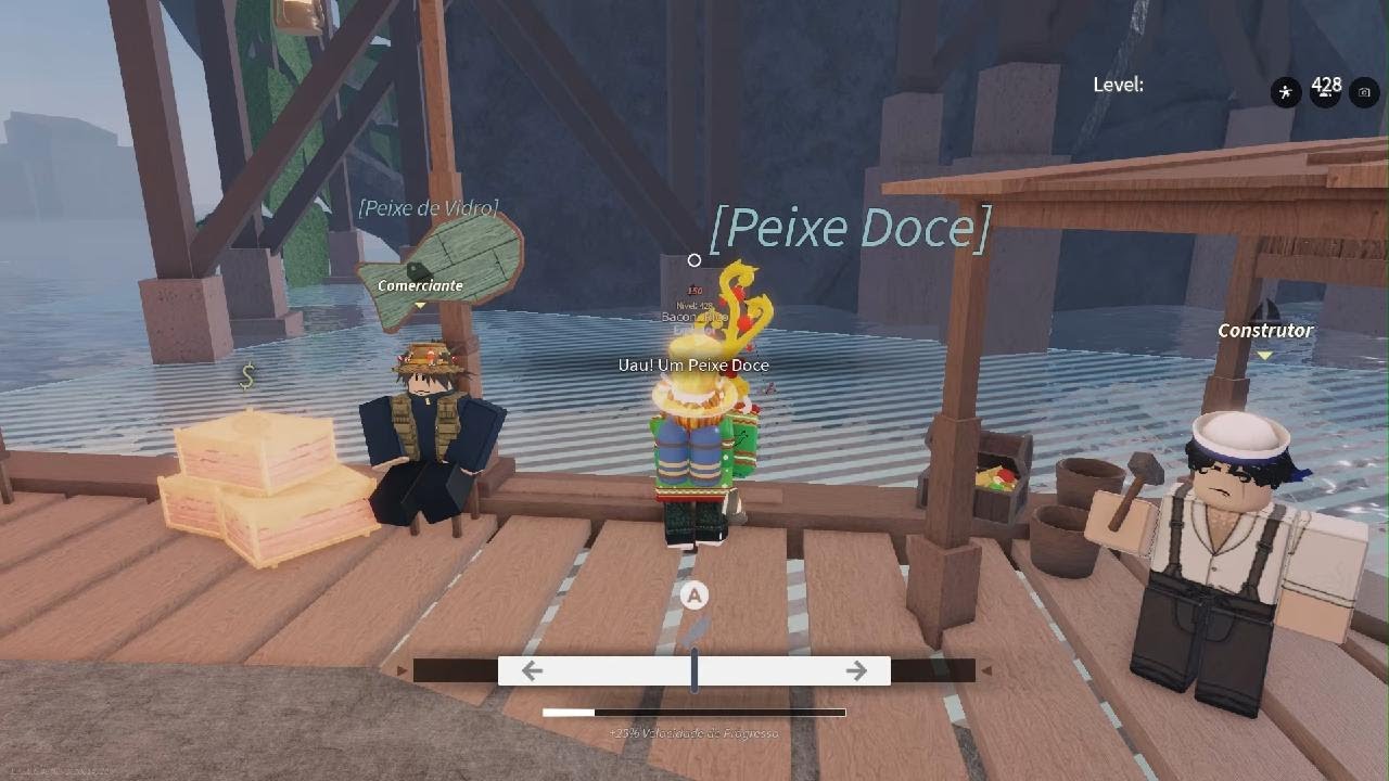 Tentando pegar o nível 1000 no Fisch PT22