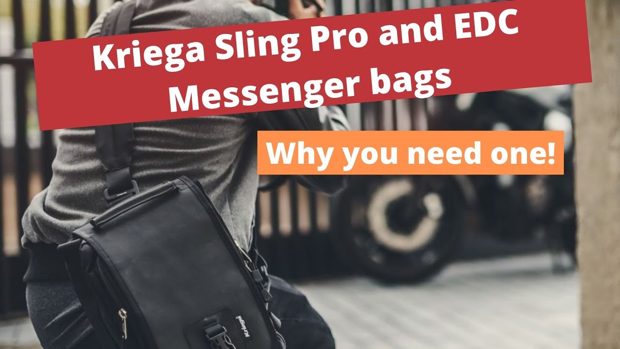 Kriega Sling Bags explained both the PRO and the EDC