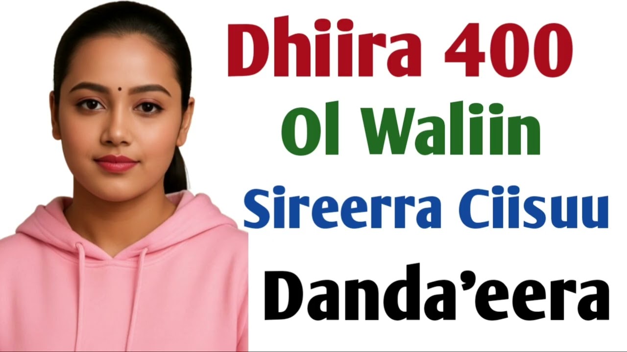 Dhiira 400 Waliin Siree Tokkorra Ciiseera