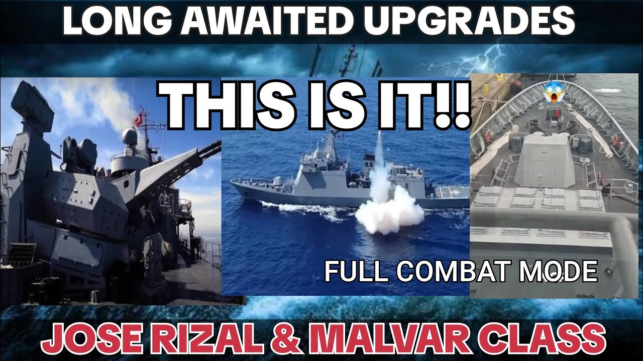  Full Combat Frigates!Jose Rizal-Class at Malvar-Class Sabay Weapon UPGRADES 