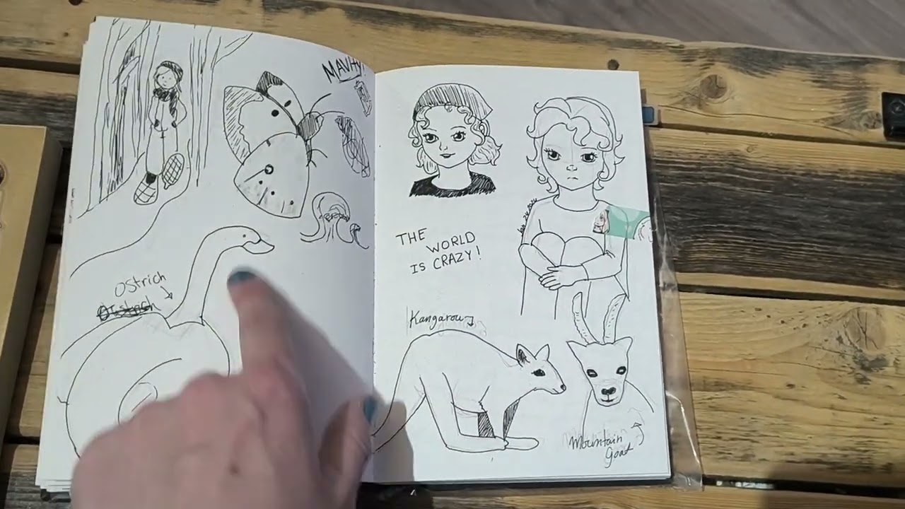 Sketchbook tour of 2025 