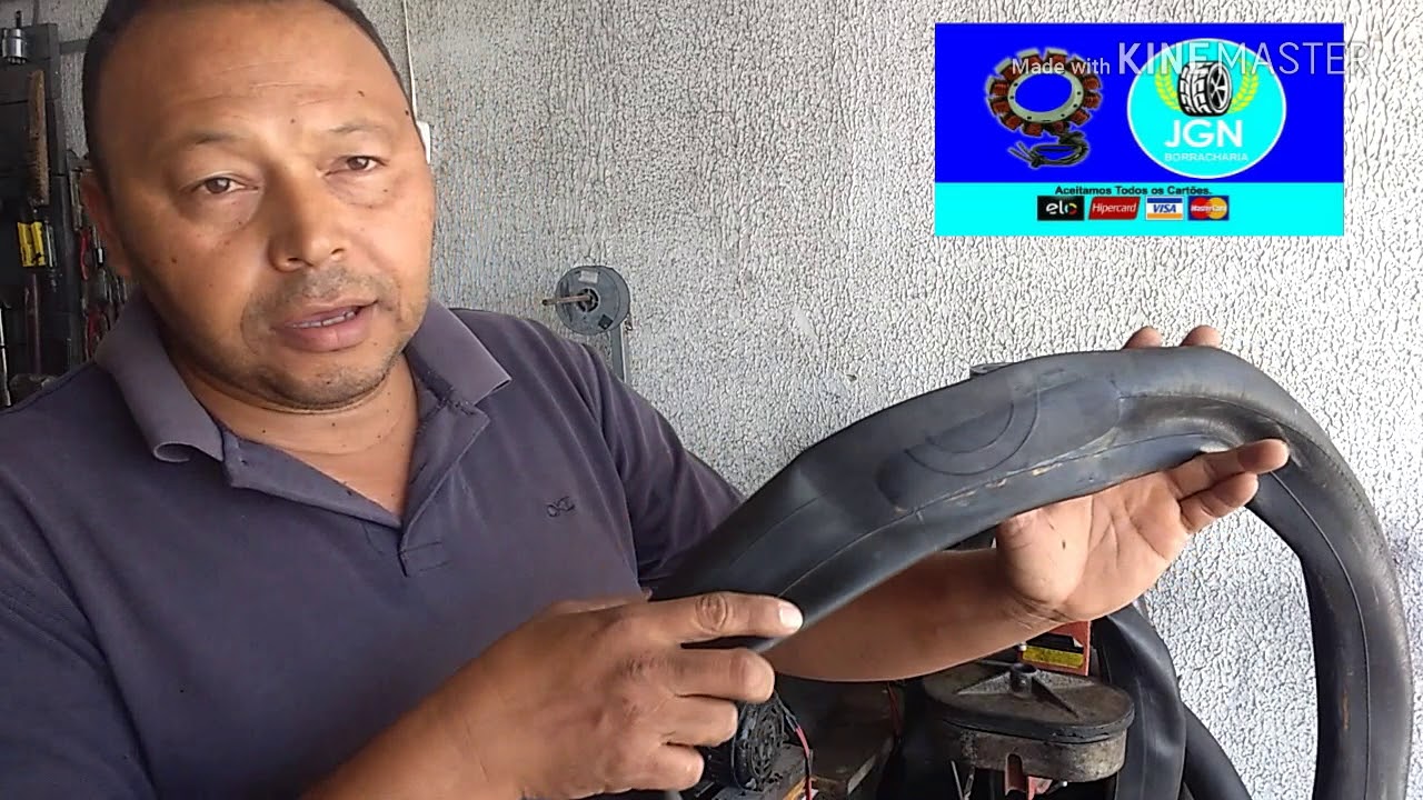 Tempo de cozimento para câmara de ar de moto.