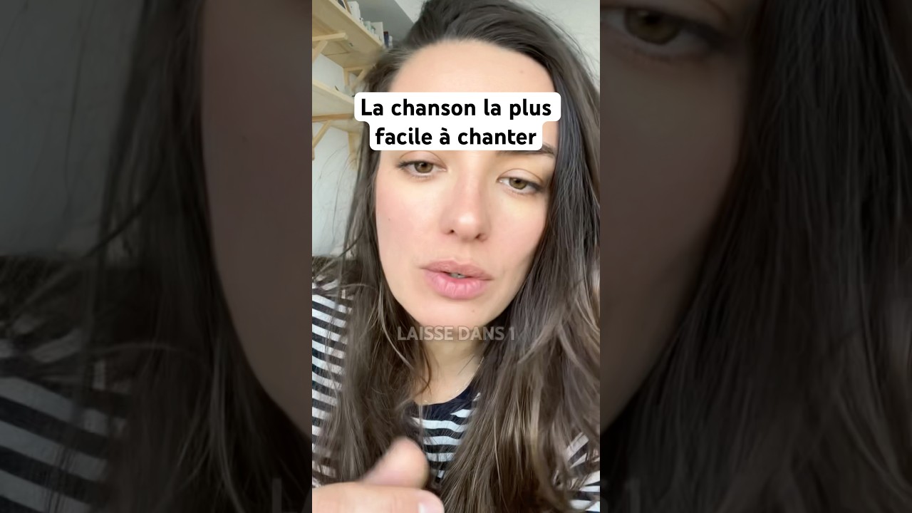 Chanson facile quand on d&eacute;bute #coachvocal #techniquevocale #apprendreachanter #coursdechant #chante