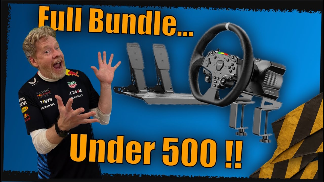 MOZA R5 Bundle — лучшая настройка гоночного симулятора до 500!?