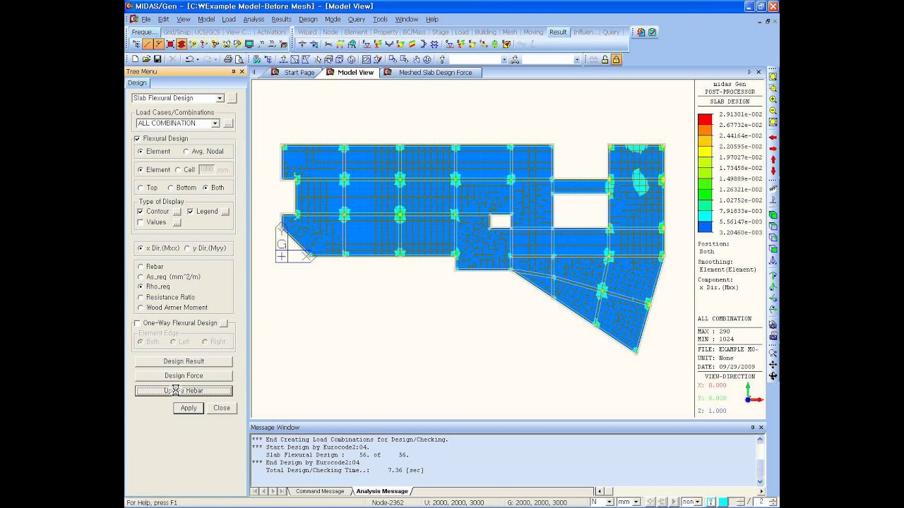 modulo piastre tutorial generale CSPFea MIDAS