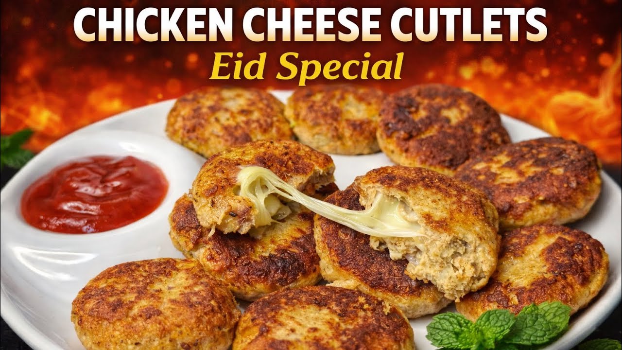 Chicken cheesey cutlets | Eid main zaror try karein | Eid special recipe | quick n easy 