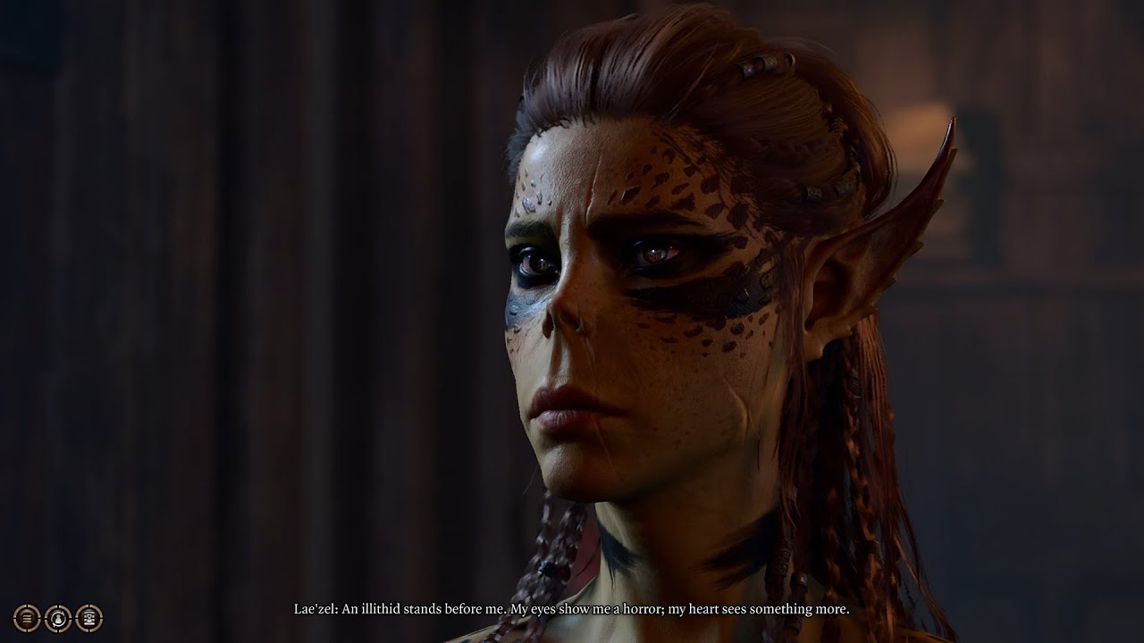 Baldur's Gate 3: Lae'zel Romance Ending - Lae'zel stays with Illithid Tav