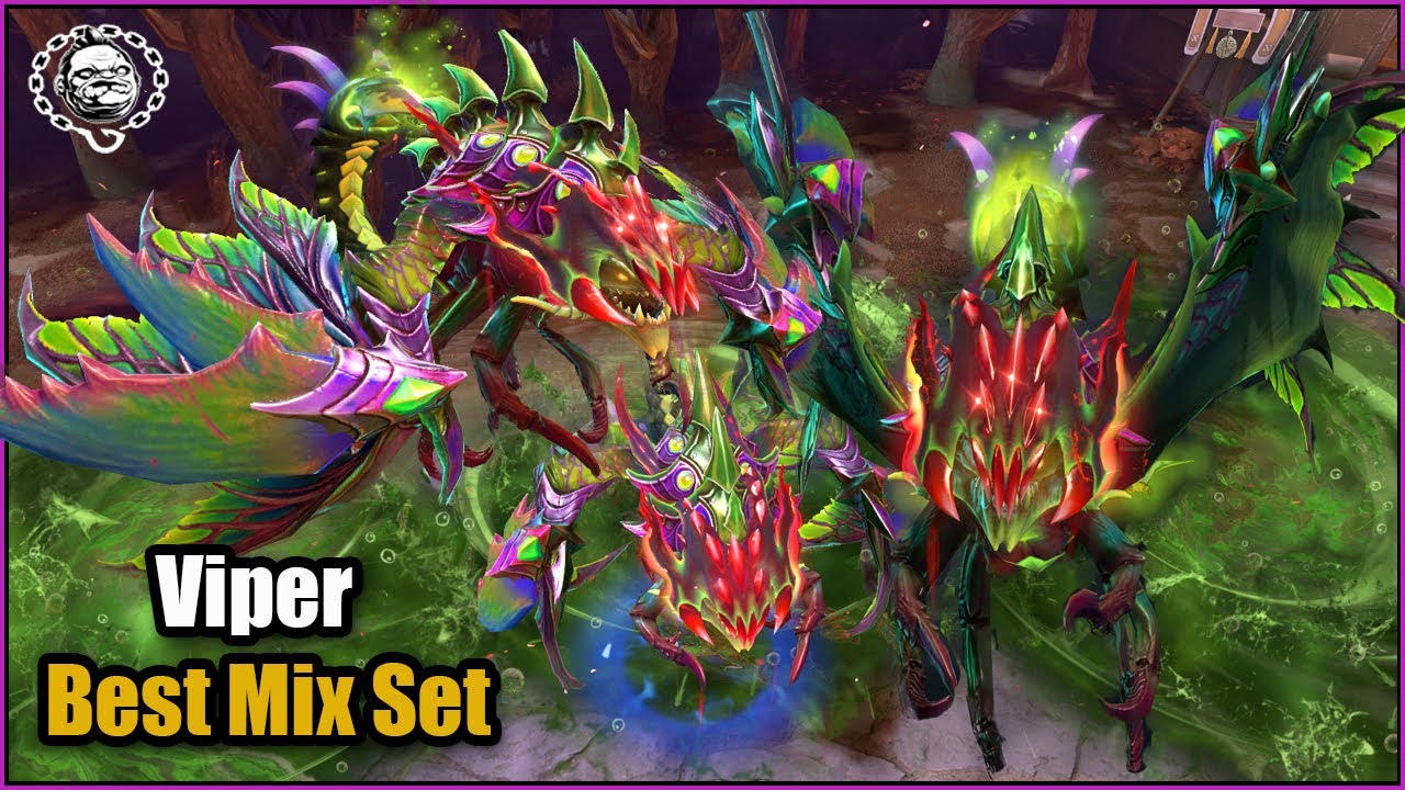Viper Best Mix Set Vanguard of the Netherswarm + Malefic Drake's Hood of the Crimson Witness +