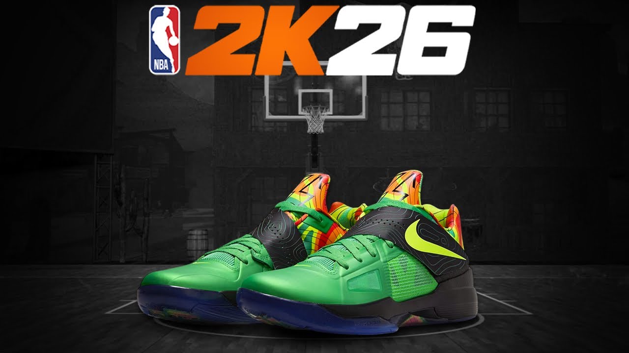 NBA 2K26 Next Gen Shoe Creator - Nike KD 4 “Weatherman”