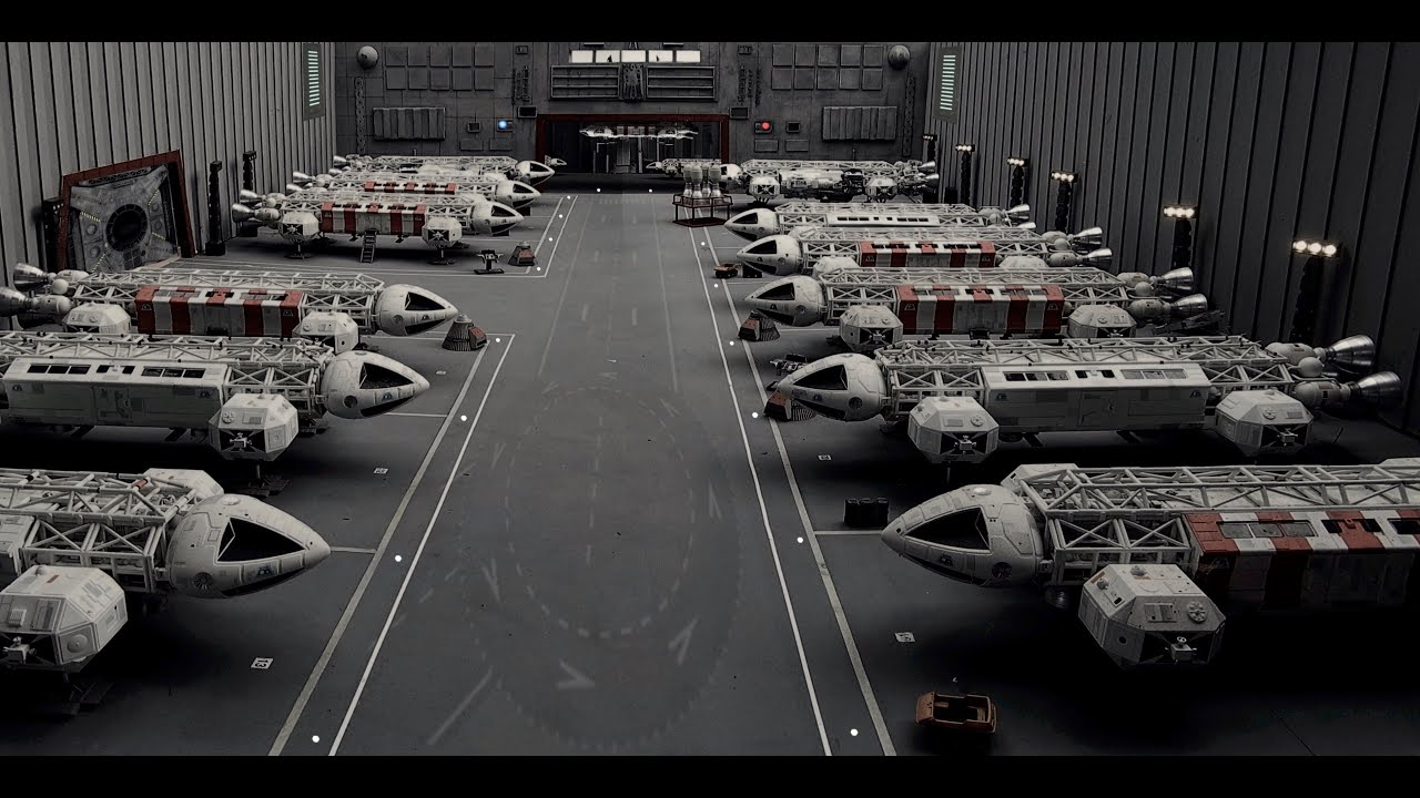 Space 1999 inspired fan film Eagle 1D5 - Filming the Model miniatures