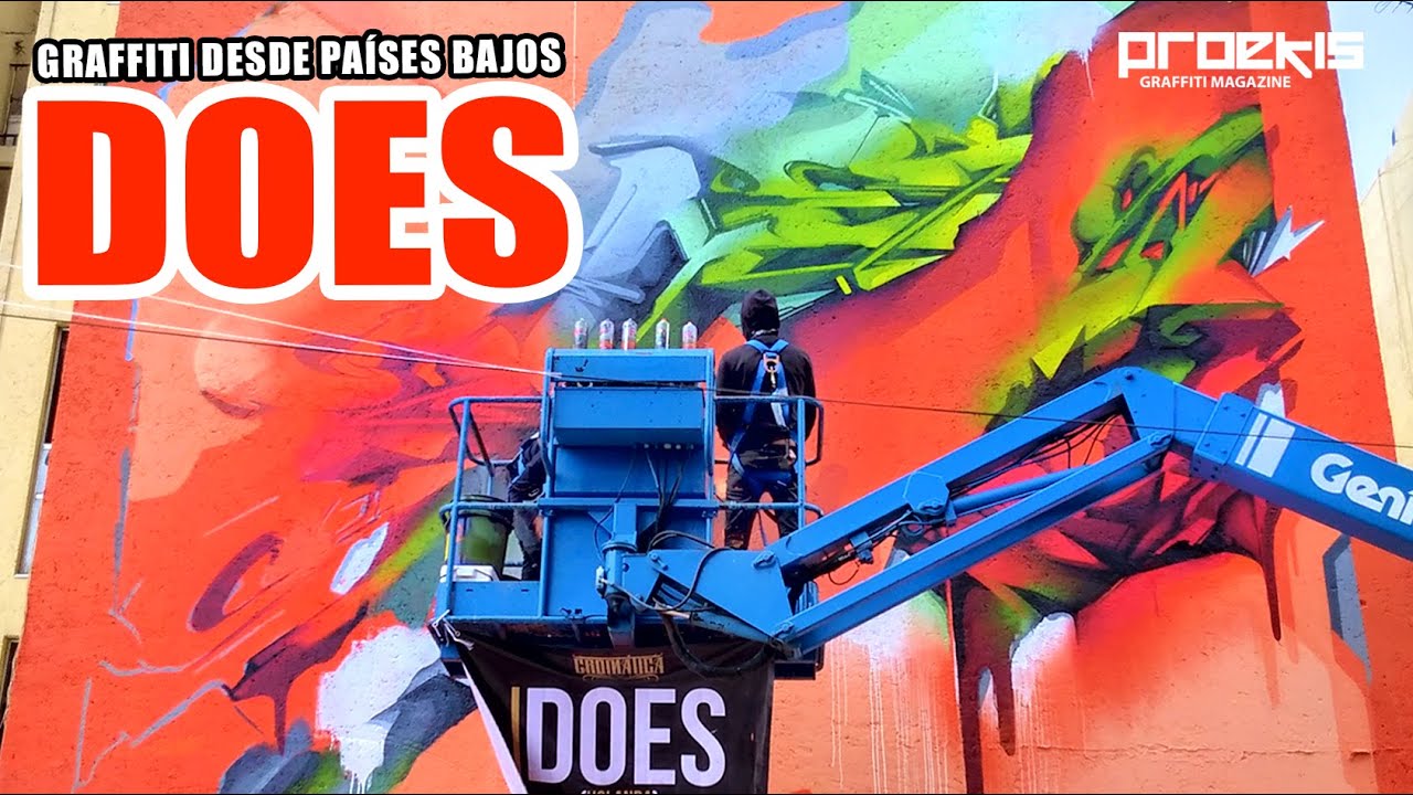GRAFFITI desde Países Bajos 🇳🇱 DOES en la Ciudad de México.
