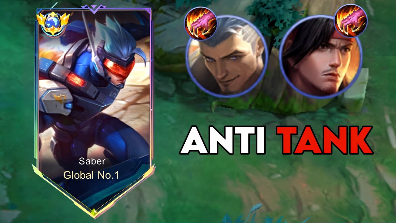 THIS ILLEGAL SABER BUILD DESTROYS EVERY JUNGLERS💀 (NO ONE SURVIVES)