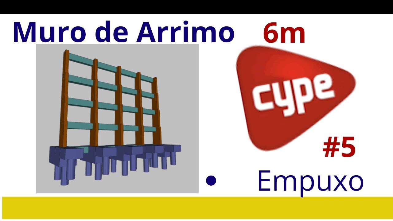 Muro de Arrimo 6m [CYPECAD] #5