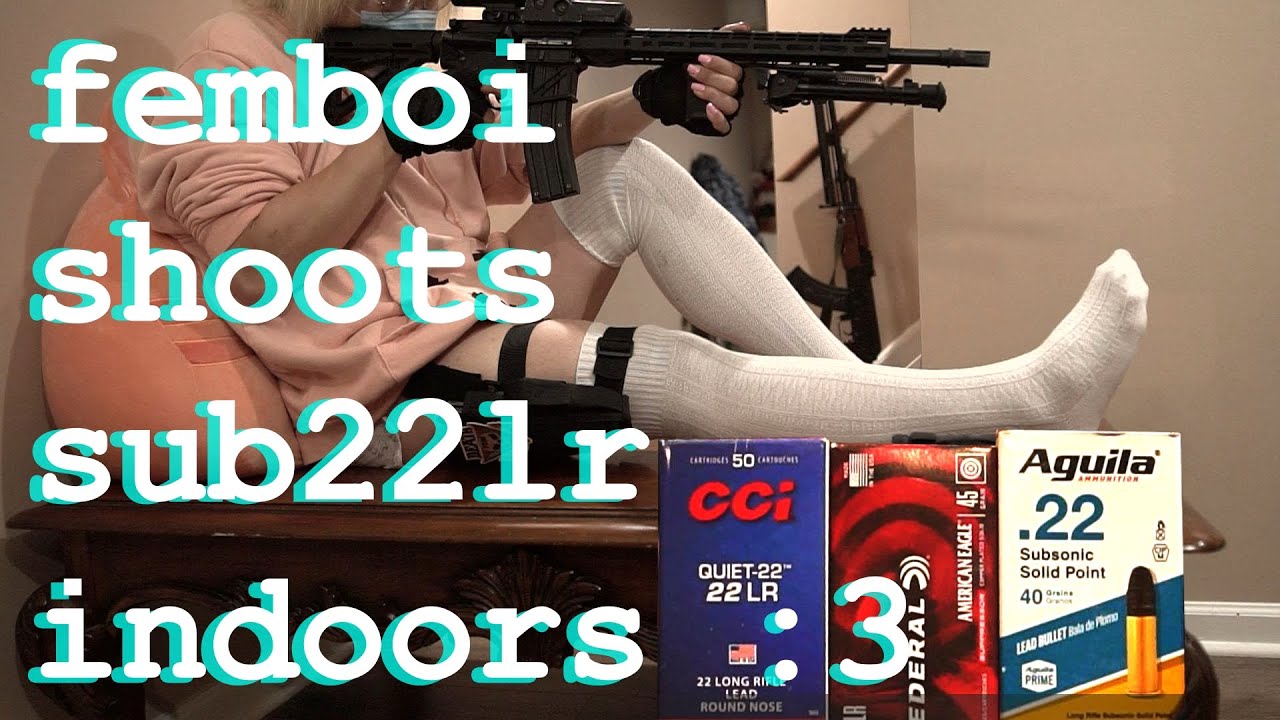 Shooting Suppressed Sub (uwu) 22LR Indoors ?