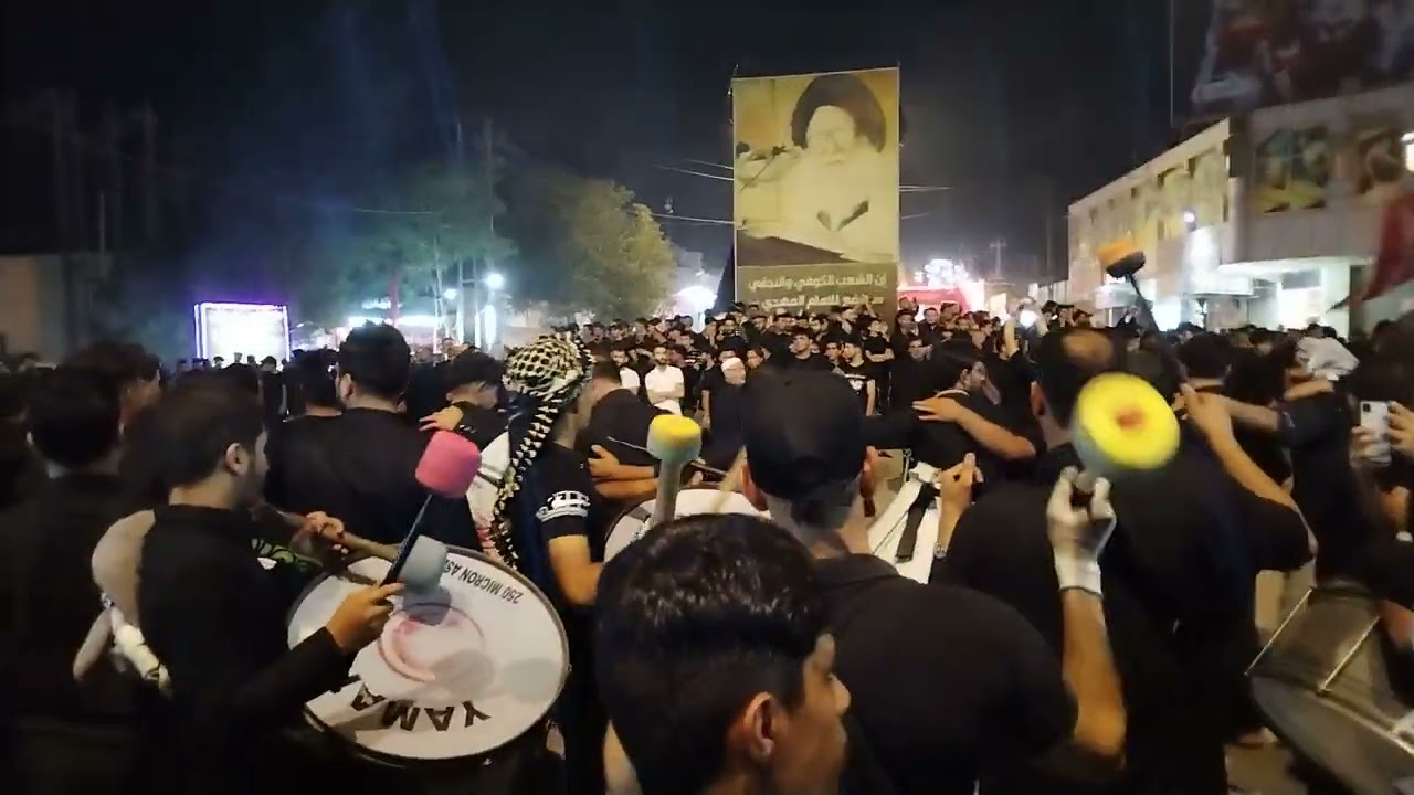 موكب شباب المنتظر في الكوفه العلويه