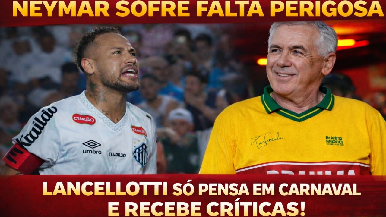 Polêmica no Ar: Neymar Indignado e Lancellotti Sob Pressão