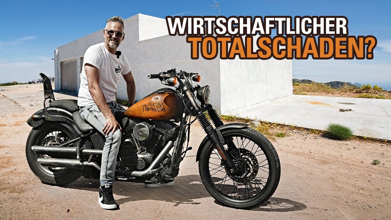 Wirtschaftlicher Totalschaden dank neuer Lackierung? | Harley Davidson Slim | Dannys Schrammwerk
