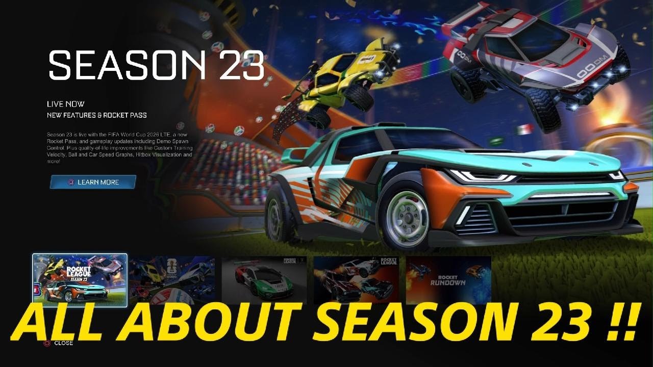 ALL ABOUT SEASON 23 - ROCKET PASS, NEW BUNDLES, NEW WORLD CUP EVENT & MORE