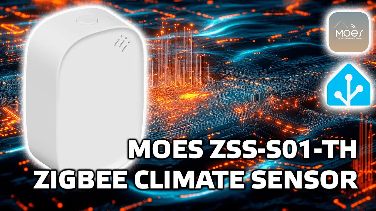 Moes ZSS-S01-TH - Czujnik Zigbee temperatury i wilgotności, recenzja i test