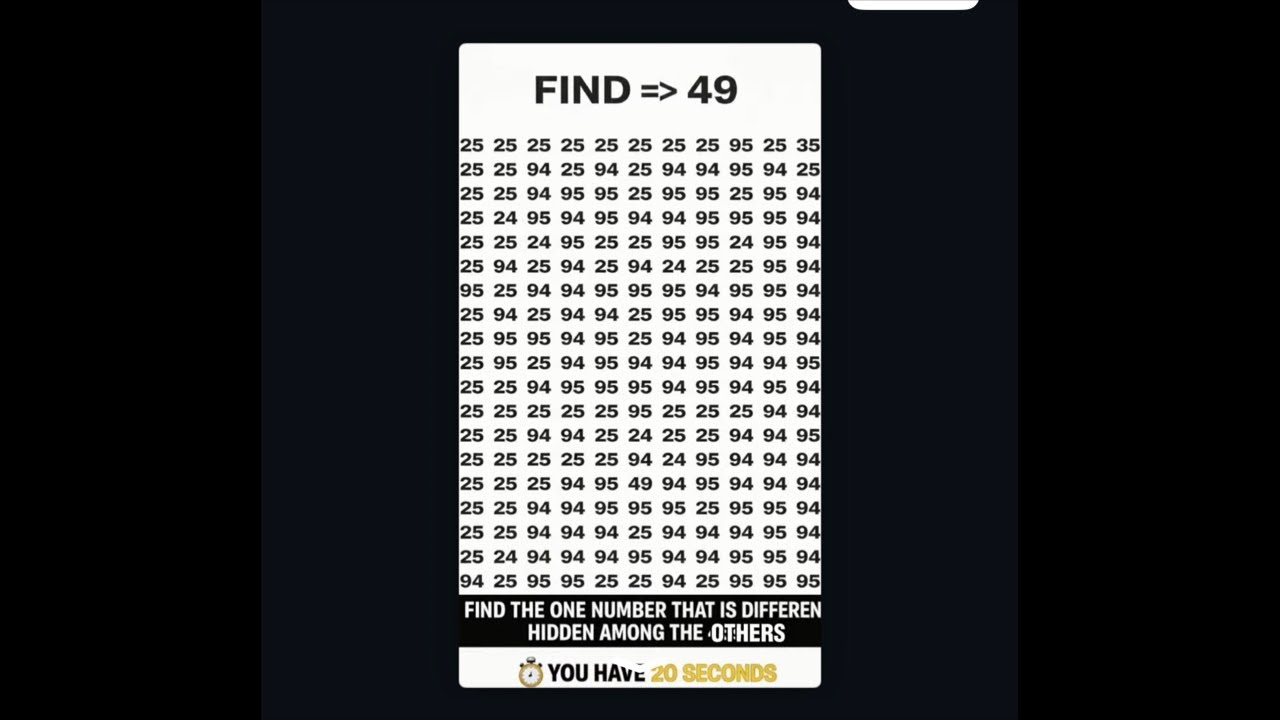 Visual Attention Challenge | Eye Test Live
