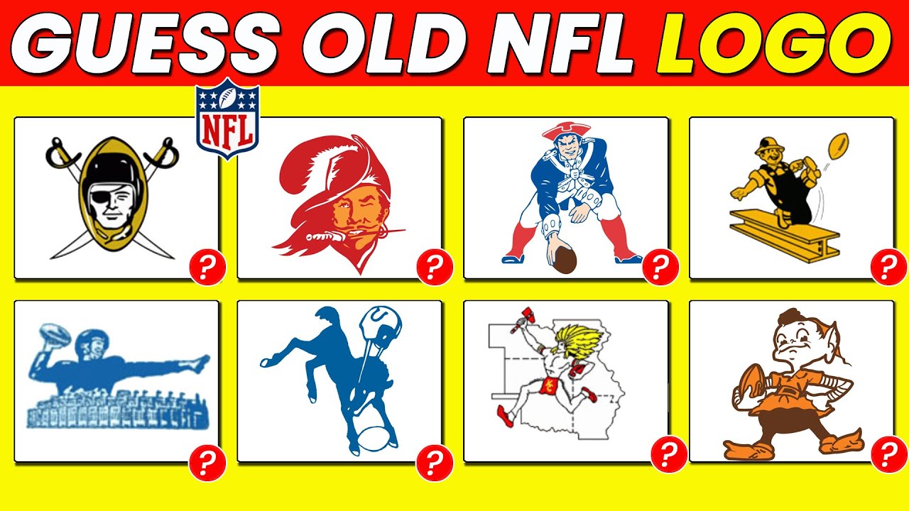 🏈 GUESS THE NFL TEAM from THEIR OLD LOGO | NFL Logo Quiz | 95% FAIL THIS QUIZ |#nflchallenge