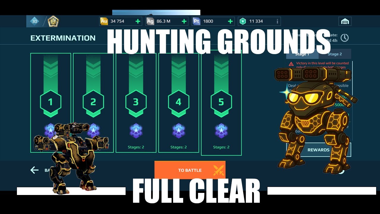 The Greatest (mildly unrelatable) Extermination Clear | War Robots FULL VOD