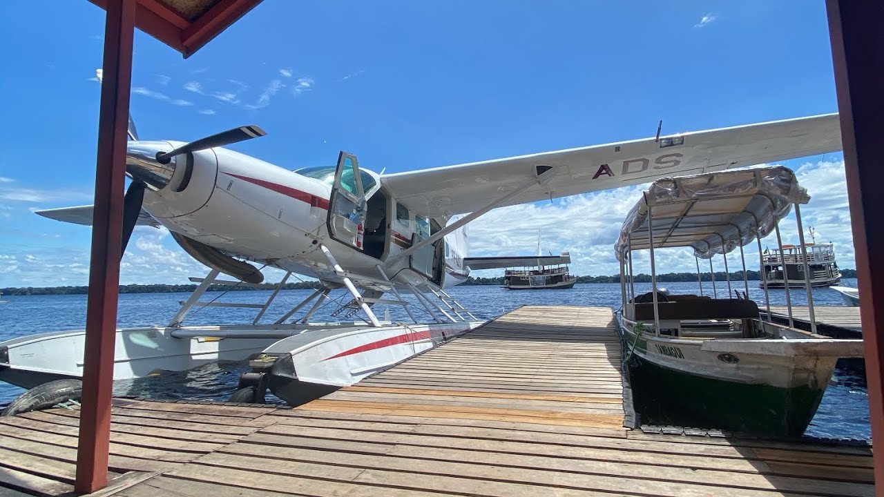 PR-ADS POUSO NO RIO NEGRO...(C208A)