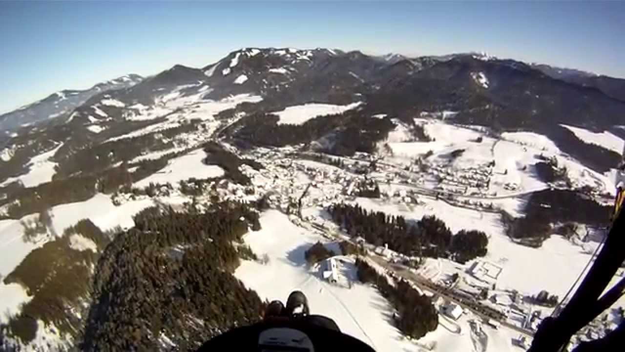 Gemeindealpe bei Mariazell - Flug mit dem Paragleiter