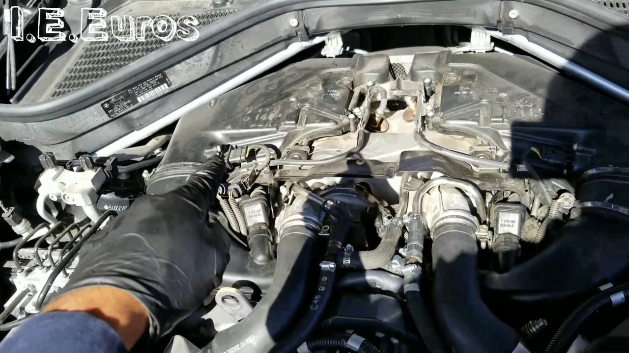 Двигатель BMW N63, клапан PCV сломан, проблема с утечкой, 550i, 650i, 750i, 750li, X5, X6, Xdrive50i