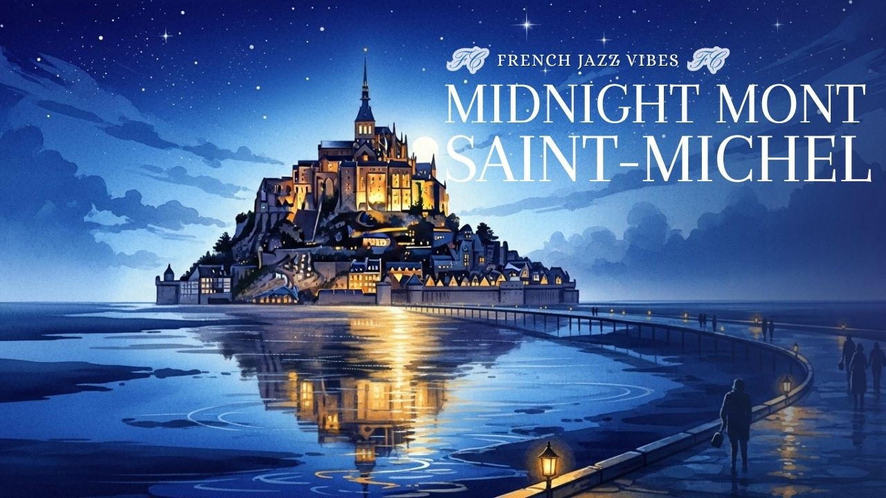 𝐌𝐢𝐝𝐧𝐢𝐠𝐡𝐭 𝐌𝐨𝐧𝐭 𝐒𝐚𝐢𝐧𝐭-𝐌𝐢𝐜𝐡𝐞𝐥 🌙French Instrumental Music — Night Relax & Focus | Coastal Ambience