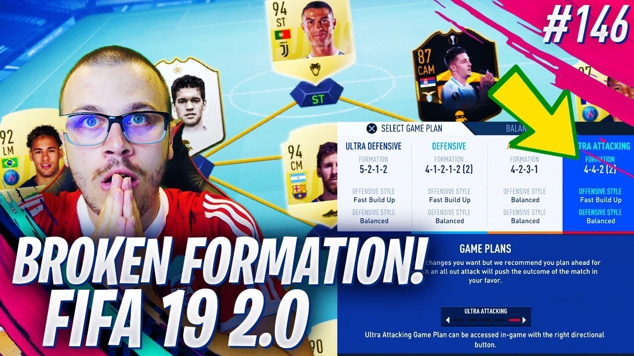 FIFA 19 YOU MUST TRY THIS BROKEN FORMATION in FUT CHAMPIONS! GREAT UNBEATEN RECORD!